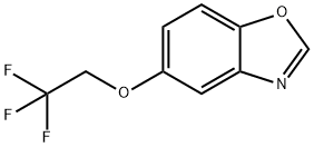 5-(2,2,2-Trifluoroethoxy)-1,3-benzoxazole Struktur