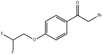 4-(2,2-Difluoroethoxy)phenacyl bromide Struktur