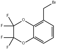 5-(Bromomethyl)-2,2,3,3-tetrafluoro-1,4-benzodioxane Struktur