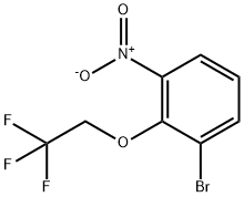 3-Bromo-2-(2,2,2-trifluoroethoxy)nitrobenzene Struktur