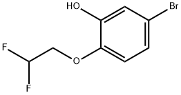 5-Bromo-2-(2,2-difluoroethoxy)phenol Struktur