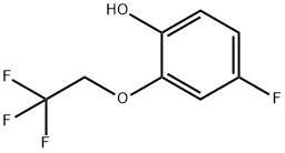 4-Fluoro-2-(2,2,2-trifluoroethoxy)phenol Struktur