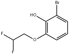 2-Bromo-6-(2,2-difluoroethoxy)phenol Structure