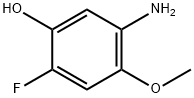 5-Amino-2-fluoro-4-methoxyphenol Struktur