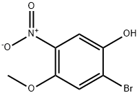 2-Bromo-4-methoxy-5-nitrophenol Struktur