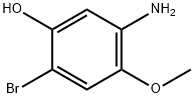 5-Amino-2-bromo-4-methoxyphenol Struktur