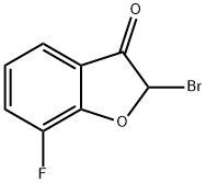 2-Bromo-7-fluorobenzo[b]furan-3(2H)-one Structure