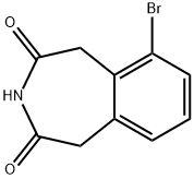 1H-3-Benzazepine-2,4(3H,5H)-dione, 6-bromo- Struktur