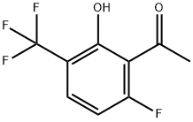 6'-Fluoro-2'-hydroxy-3'-(trifluoromethyl)acetophenone Struktur