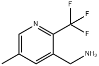 3-Aminomethyl-5-methyl-2-(trifluoromethyl)pyridine Struktur