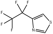 4-(Pentafluoroethyl)-1,3-thiazole Struktur