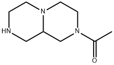 1-(Octahydro-2H-pyrazino[1,2-a]pyrazin-2-yl)ethanone Struktur