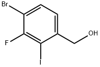 4-Bromo-3-fluoro-2-iodobenzyl alcohol Struktur