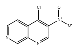 1,7-Naphthyridine, 4-chloro-3-nitro- Struktur