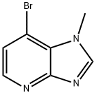 1H-Imidazo[4,5-b]pyridine, 7-bromo-1-methyl- Struktur