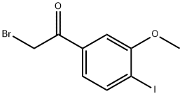 4-Iodo-3-methoxyphenacyl bromide Struktur