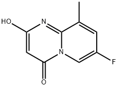 4H-Pyrido[1,2-a]pyrimidin-4-one, 7-fluoro-2-hydroxy-9-methyl- Struktur