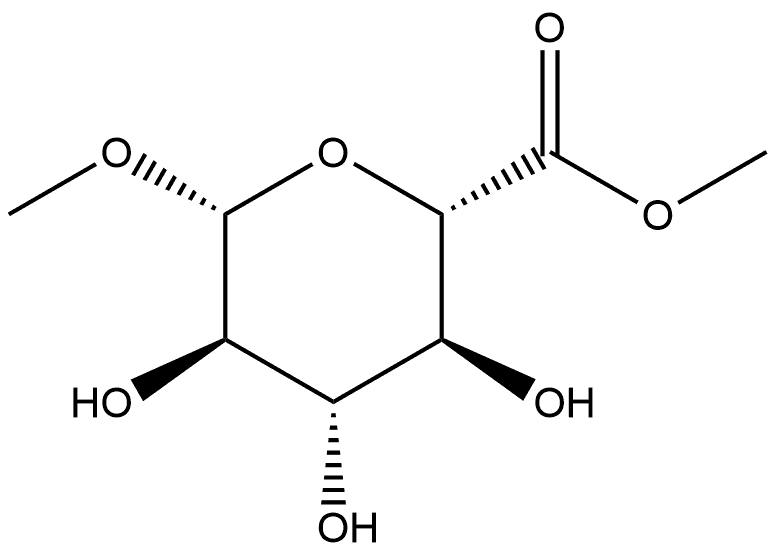 1-O-Methyl-β-D-glucuronide Methyl Ester Struktur