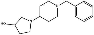 3-Pyrrolidinol, 1-[1-(phenylmethyl)-4-piperidinyl]- Struktur