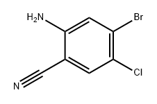 Benzonitrile, 2-amino-4-bromo-5-chloro- Struktur