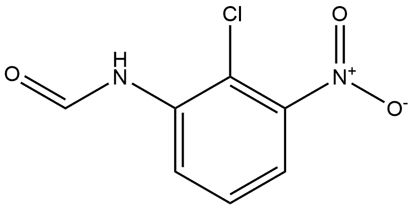 N-(2-chloro-3-nitro-phenyl)-formamide Struktur