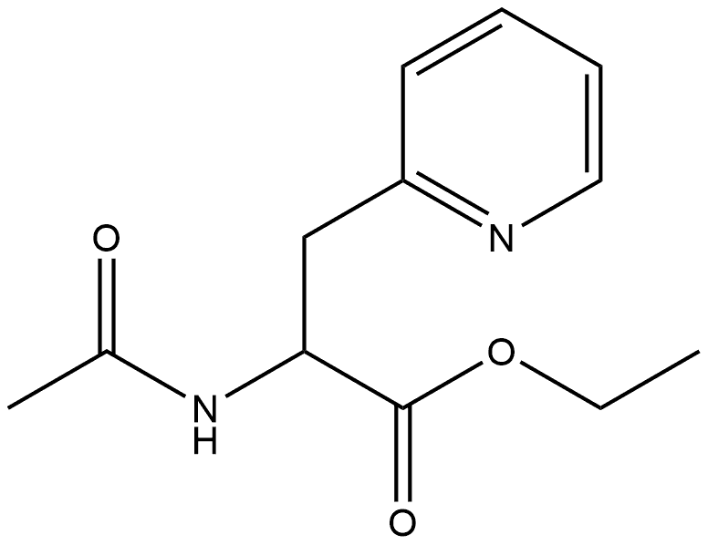 2-Pyridinepropanoic acid, α-(acetylamino)-, ethyl ester