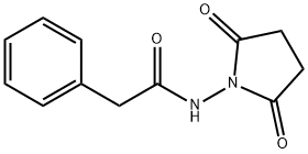 Benzeneacetamide, N-(2,5-dioxo-1-pyrrolidinyl)- Struktur