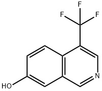 7-Isoquinolinol, 4-(trifluoromethyl)- Struktur