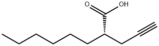 Octanoic acid, 2-(2-propyn-1-yl)-, (2S)- Struktur