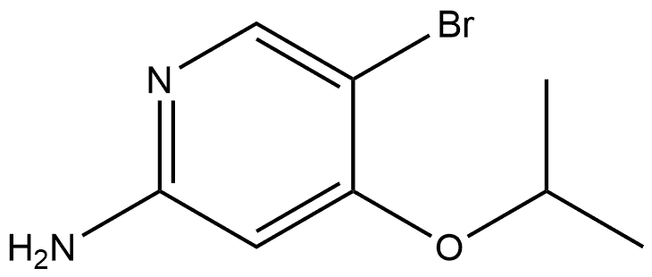 2-Pyridinamine, 5-bromo-4-(1-methylethoxy)- Struktur