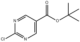 tert-butyl 2-chloropyrimidine-5-carboxylate Struktur