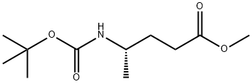 Pentanoic acid, 4-[[(1,1-dimethylethoxy)carbonyl]amino]-, methyl ester, (4S)-