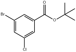 Tert-butyl 3-bromo-5-chlorobenzoate Struktur