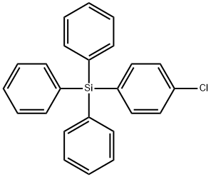 Benzene, 1-chloro-4-(triphenylsilyl)- Struktur