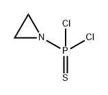 Phosphonothioic dichloride, P-1-aziridinyl- Struktur