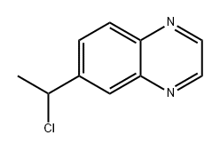 Quinoxaline, 6-(1-chloroethyl)- Struktur