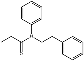 N-Phenyl-N-(2-phenylethyl)propanamide Struktur