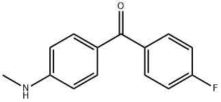 Methanone, (4-fluorophenyl)[4-(methylamino)phenyl]- Struktur