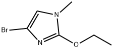 1H-Imidazole, 4-bromo-2-ethoxy-1-methyl- Struktur