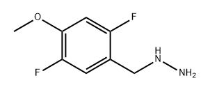 Hydrazine, [(2,5-difluoro-4-methoxyphenyl)methyl]- Struktur