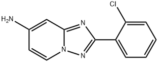 2-(2-Chlorophenyl)-[1,2,4]triazolo[1,5-a]pyridin-7-amine Struktur