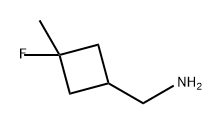 Cyclobutanemethanamine, 3-fluoro-3-methyl- Struktur