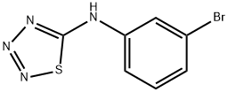 N-(3-Bromophenyl)-1,2,3,4-thiatriazol-5-amine Struktur