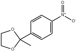 1,3-Dioxolane, 2-methyl-2-(4-nitrophenyl)- Struktur