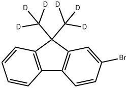 2-Bromo-9,9-dimethyl-d3-9H-fluorene Struktur