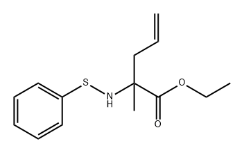 4-Pentenoic acid, 2-methyl-2-[(phenylthio)amino]-, ethyl ester