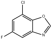 7-Chloro-5-fluoro-1,3-benzoxazole Struktur