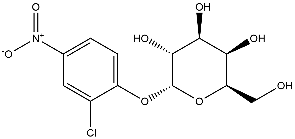 α-D-Galactopyranoside, 2-chloro-4-nitrophenyl Struktur