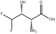 (2R,3S)-2-Amino-4,4-difluoro-3-hydroxybutanoic acid Struktur