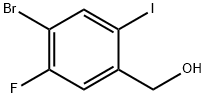 4-Bromo-5-fluoro-2-iodobenzyl alcohol Struktur